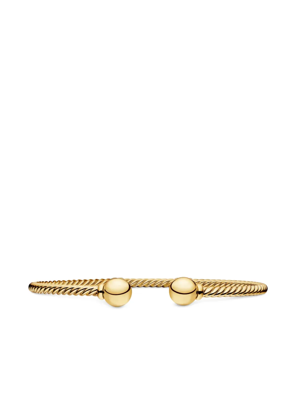 David Yurman Solari Cablespira ダイヤモンド ブレスレット 2.6mm 18Kイエローゴールド - David Yurman Solari Cablespira ダイヤモンド ブレスレット 2.6mm 18Kイエローゴールド -