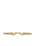 David Yurman 18kt yellow gold Solari Cablespira diamond bracelet (2.6mm)