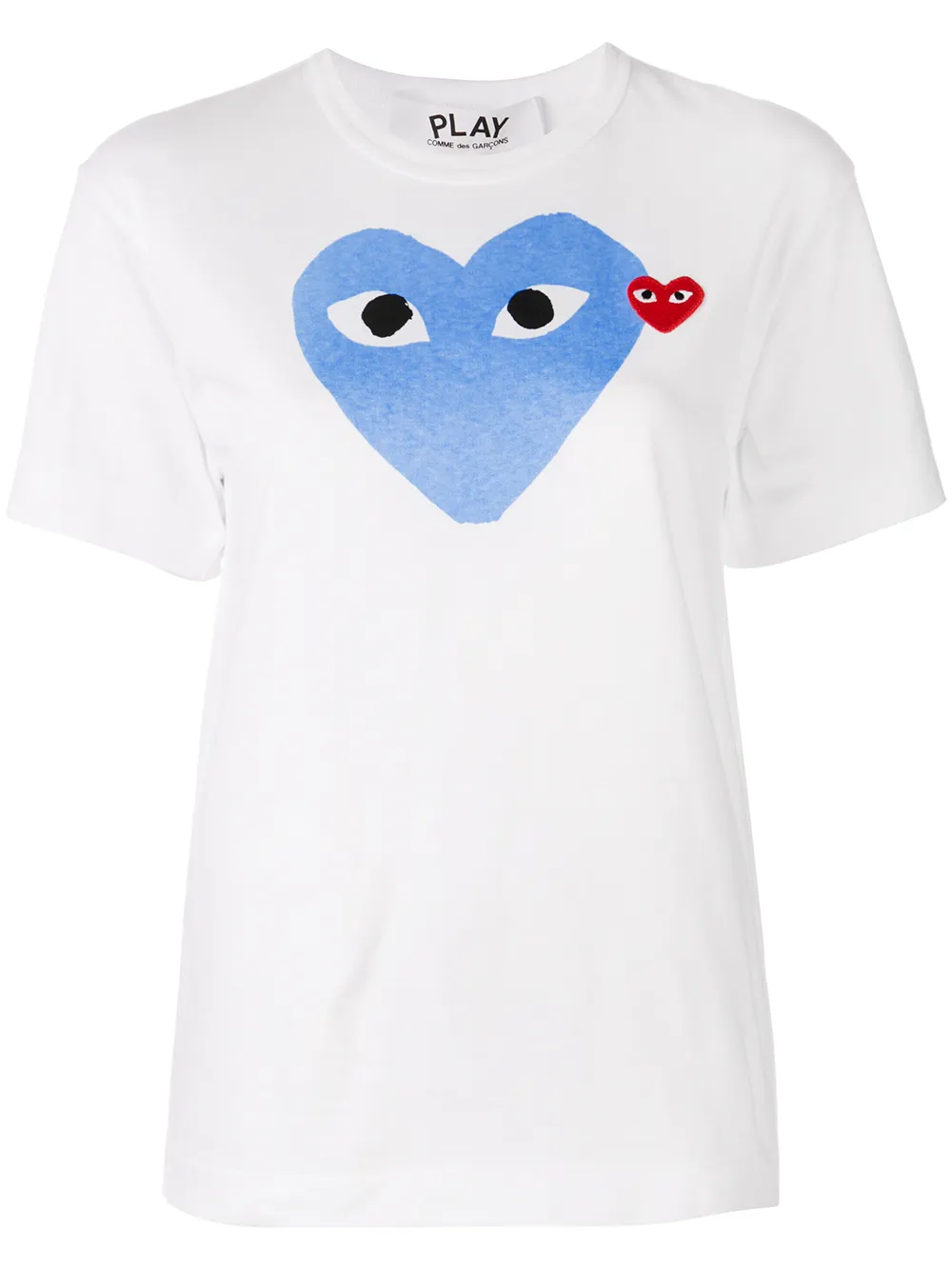 

Comme Des Garçons Play logo print T-shirt - White