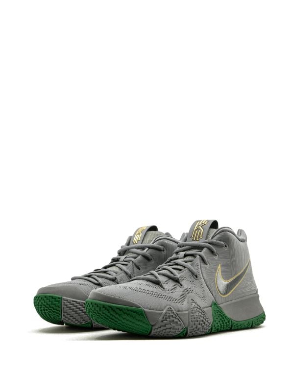 kyrie 4 grey and green