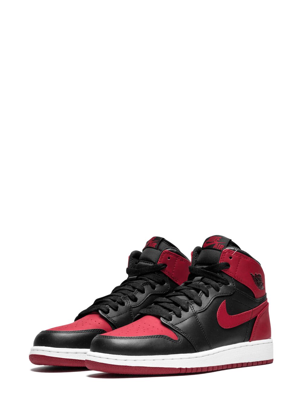 Shop Jordan Air  1 Retro High Og "bred" Sneakers In Black