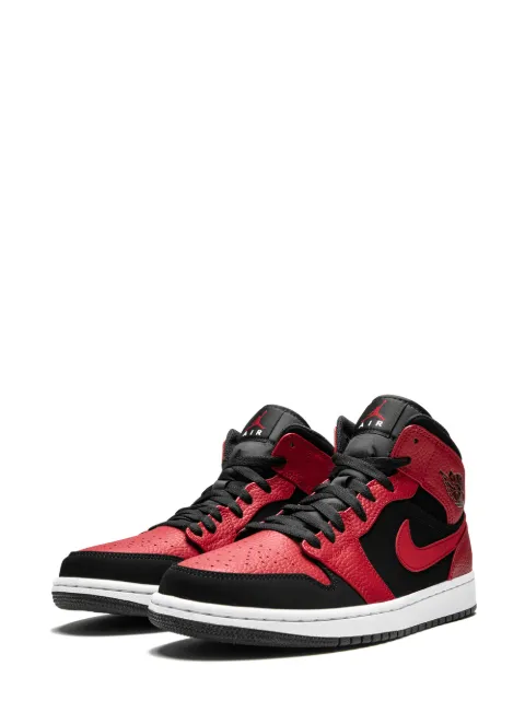 Shop black & red Jordan Air Jordan 1 Mid Bred with Express Delivery ...