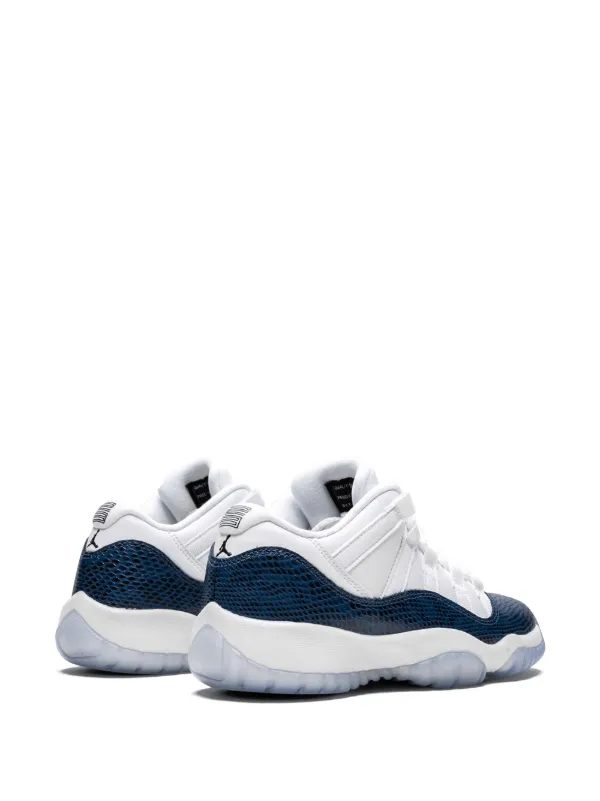 Jordan Kids Air Jordan 11 Retro Low LE Blue Snakeskin Sneakers - Farfetch