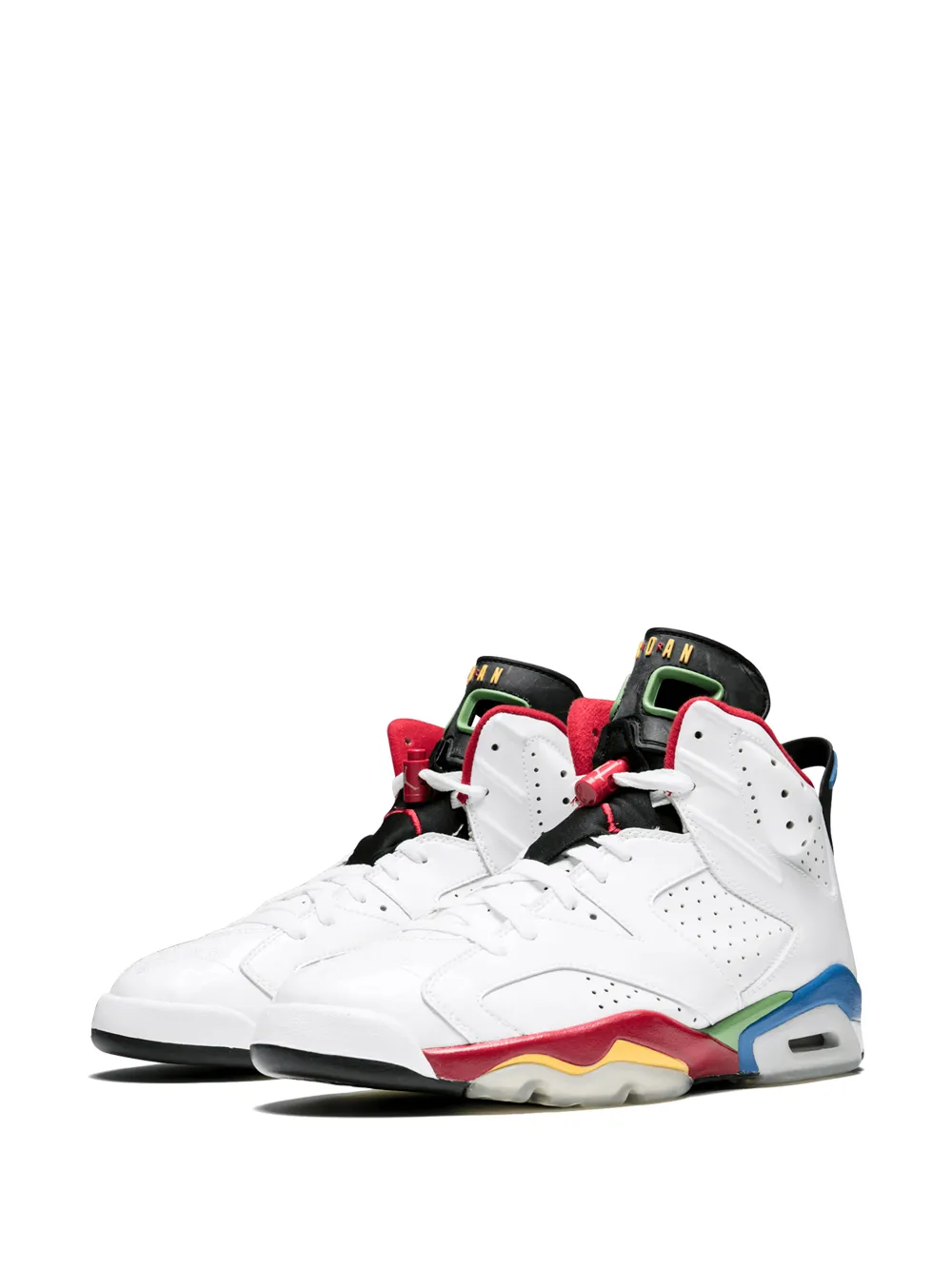 Jordan Olympic 6 sneakers WHITE VARSITY RED-GRN BN-NW BL