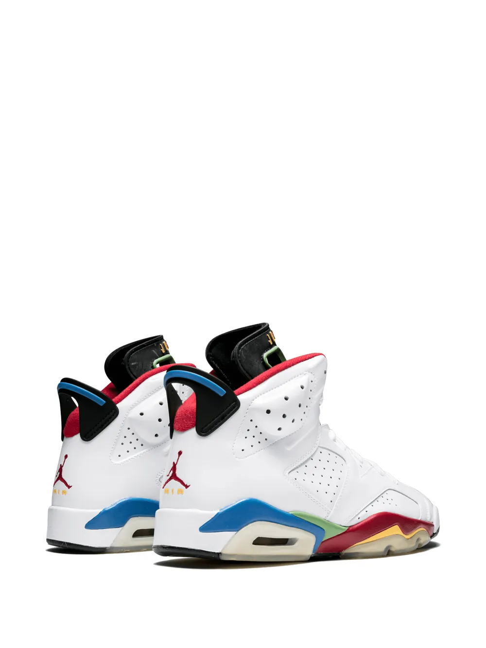 Jordan Olympic 6 sneakers WHITE VARSITY RED-GRN BN-NW BL