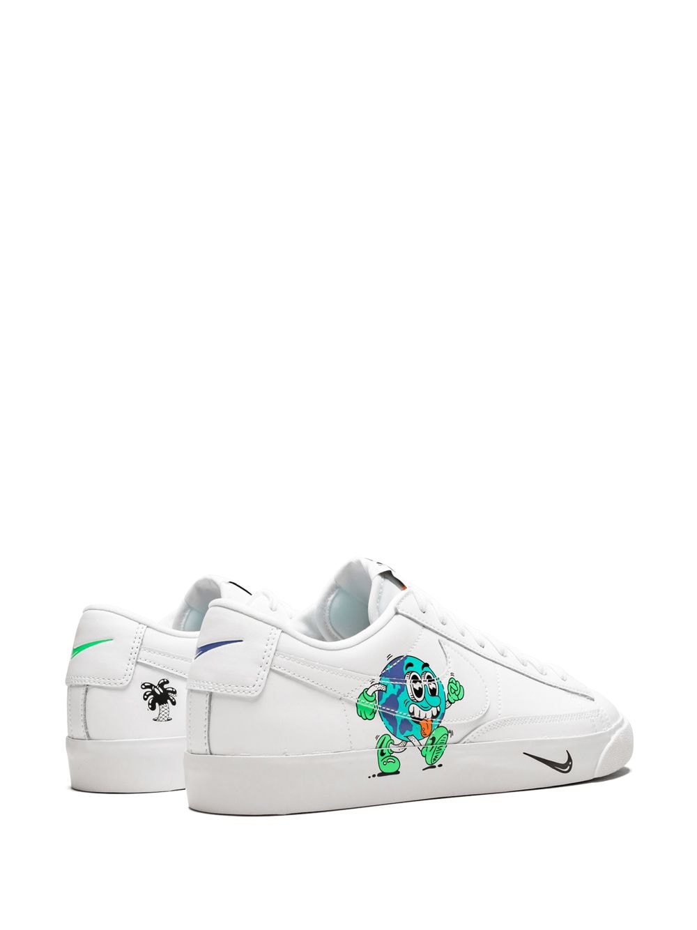 impresión regalo Ideal Nike Blazer low-top Flyleather QS "Earth Day" Sneakers - Farfetch