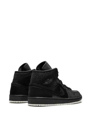 jordan 1 mid glitter black