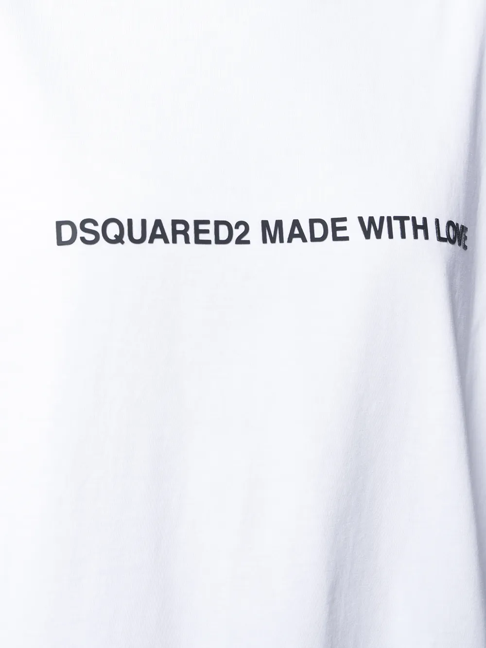 DSQUARED2 T-shirt met tekst Wit