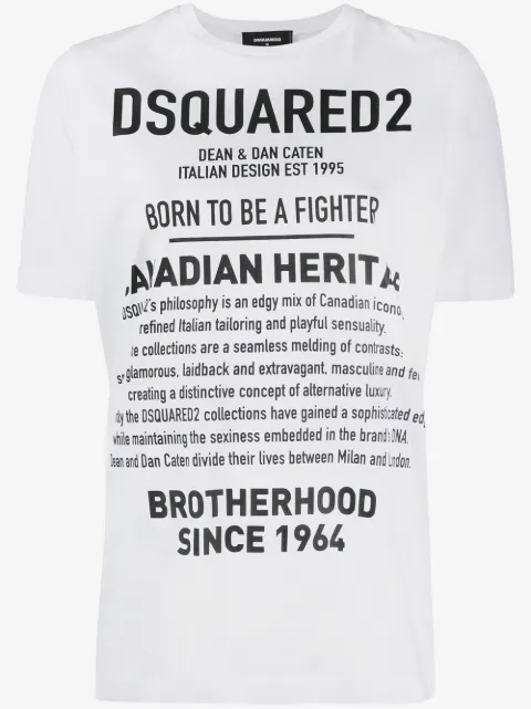 DSQUARED2 logo print T-shirt