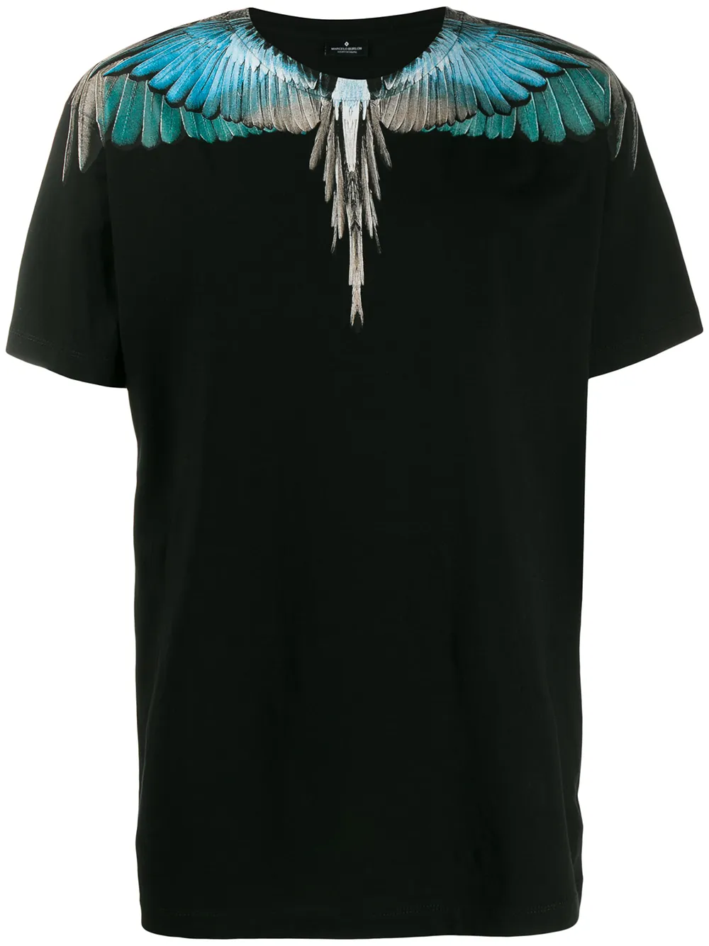 COUNTY OF MILAN T-Shirt mit Flügel-Print - Schwarz