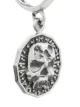 Image 2 of Emanuele Bicocchi Skull hoop drop earrings