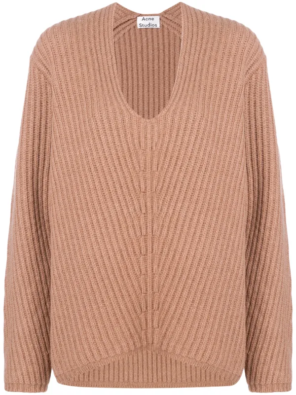 acne studios v neck sweater