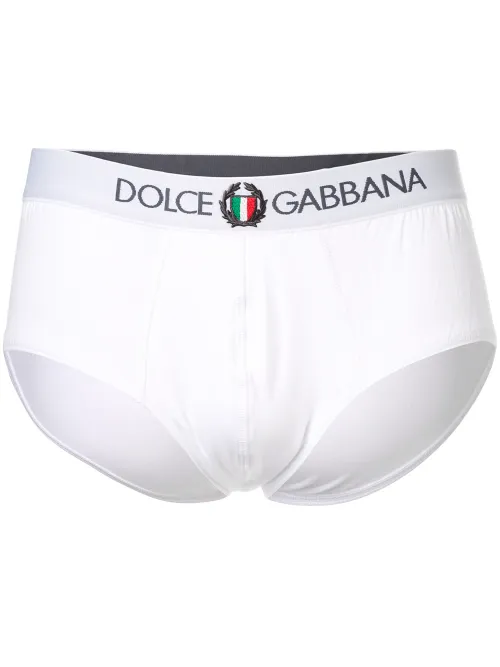 Slip à logo - Dolce & Gabbana - Modalova