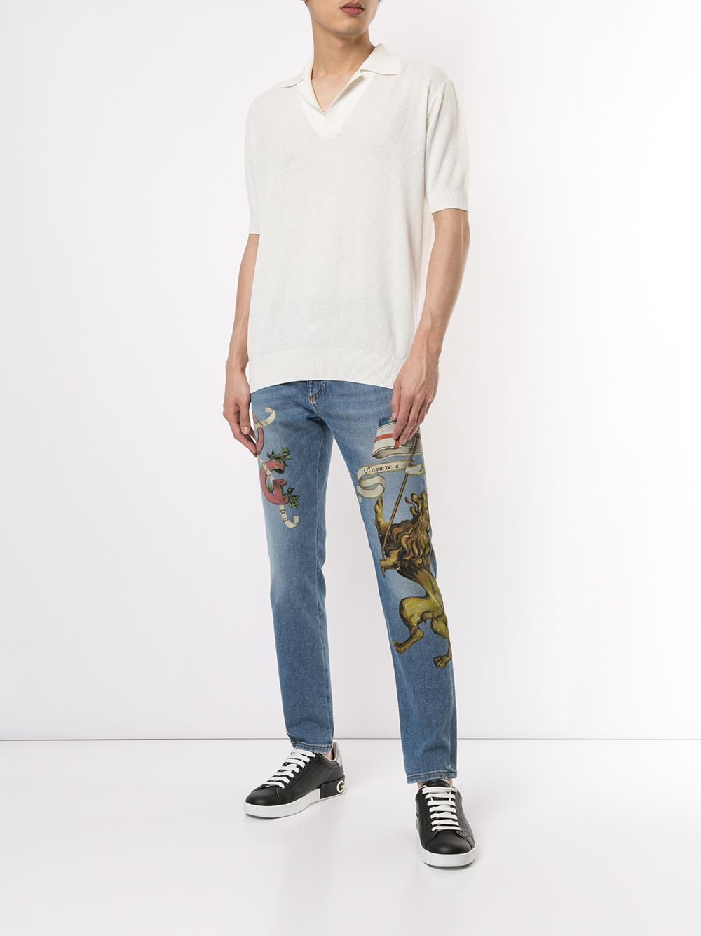 фото Dolce & Gabbana джинсы с принтом