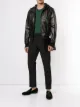 Image 2 of Dolce & Gabbana hooded leather jacket