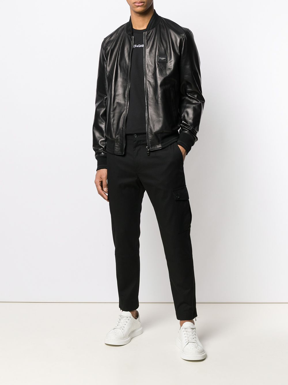 Dolce & Gabbana Slim-fit broek - Zwart