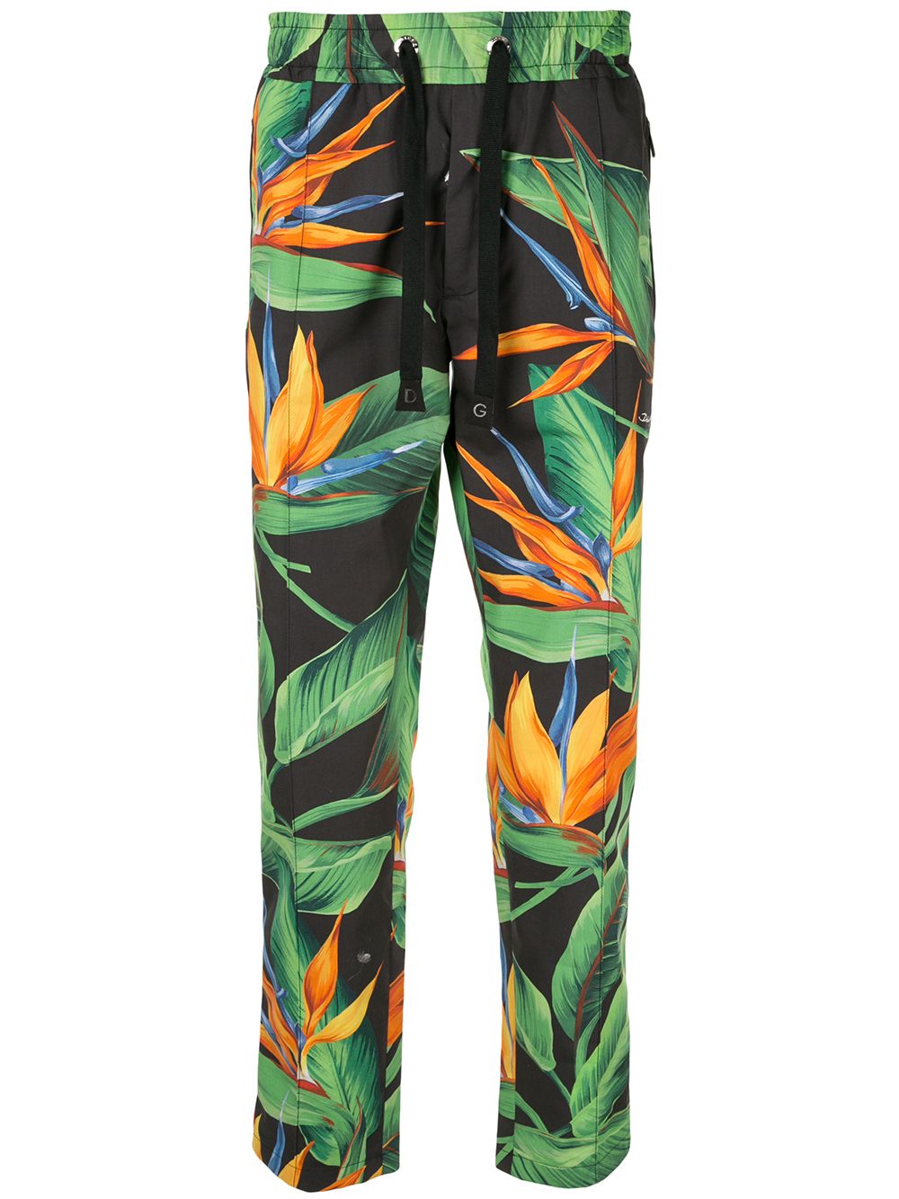фото Dolce & Gabbana спортивные брюки с принтом Bird of Paradise