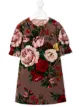 الصورة 1 من Dolce & Gabbana Kids فستان بطبعة زهور