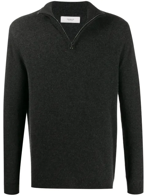 Pringle of Scotland fine knit zipped sweater