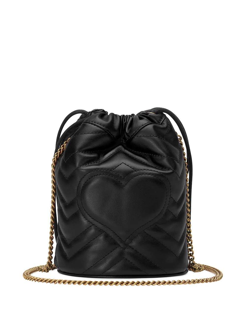 Sac seau gg 2024 marmont en cuir matelassé