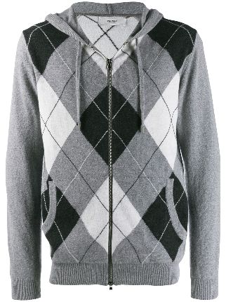 argyle zip up