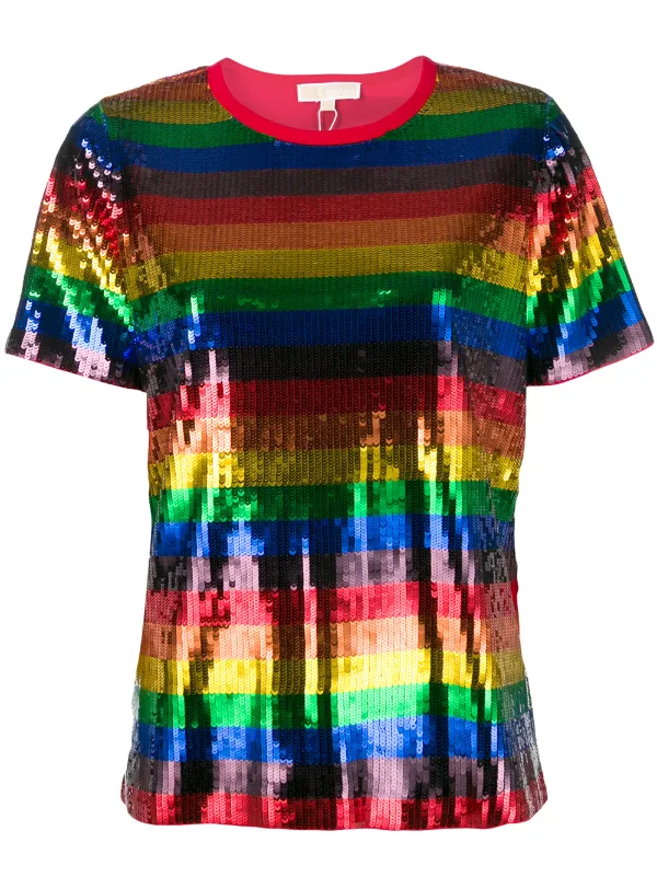 red michael kors shirt