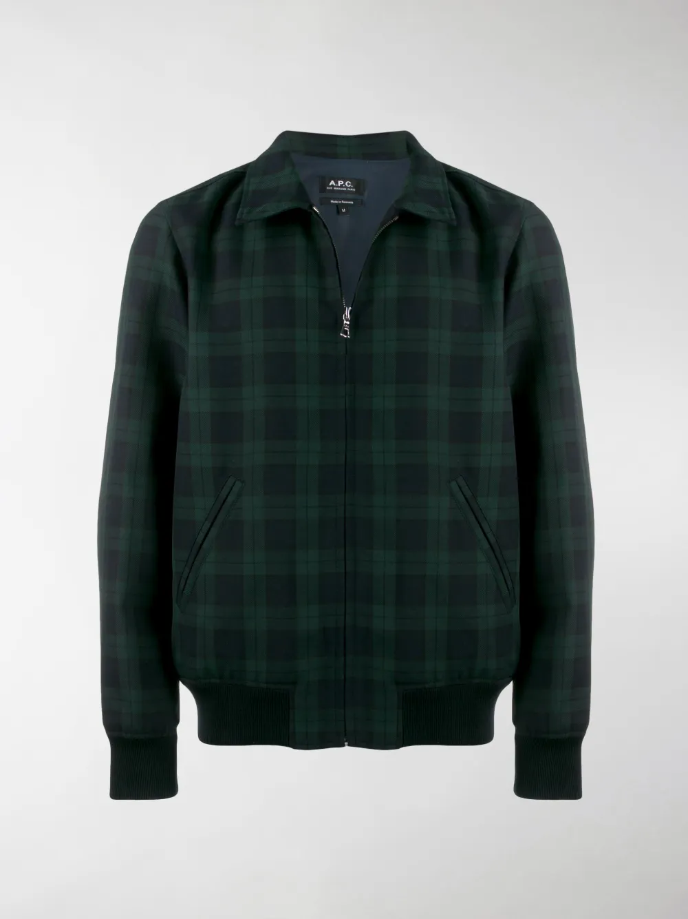 A.P.C. Sutherland checked jacket blue | MODES