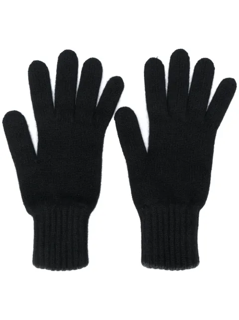 Pringle of Scotland gloves with ribbed details