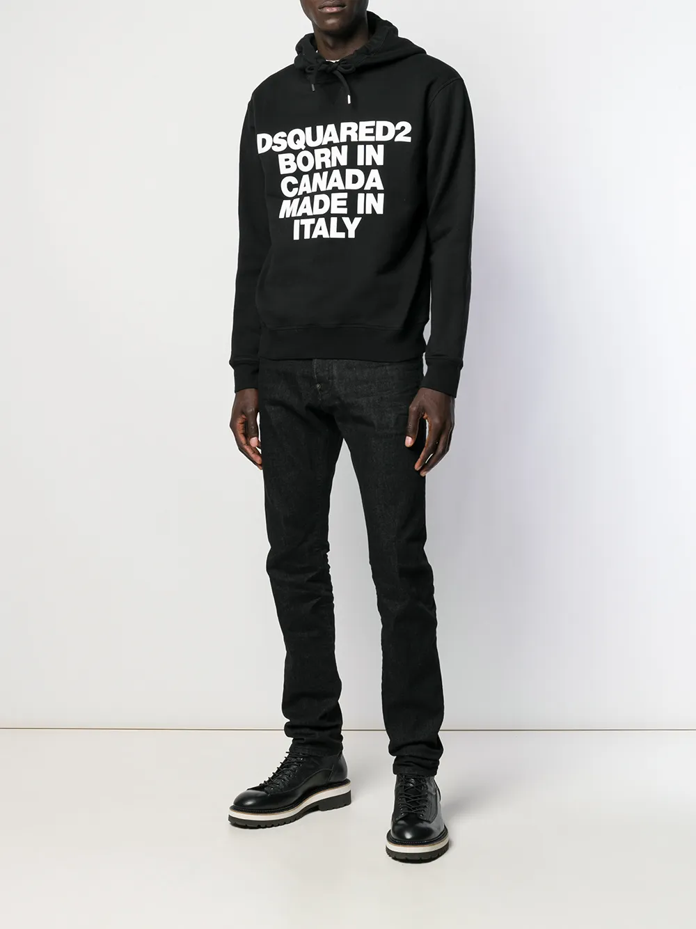 DSQUARED2 Mid-rise jeans Zwart