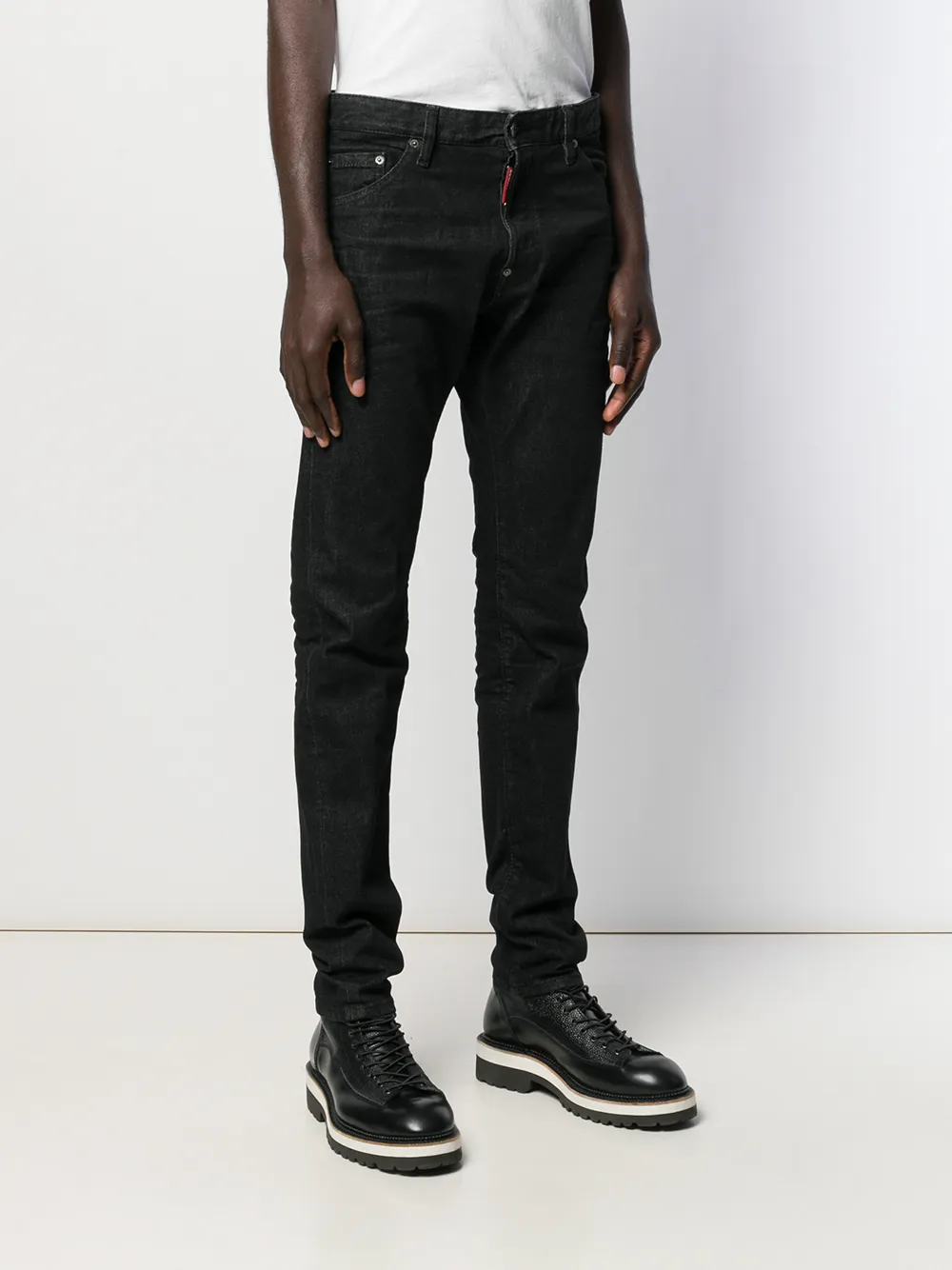 DSQUARED2 Mid-rise jeans Zwart