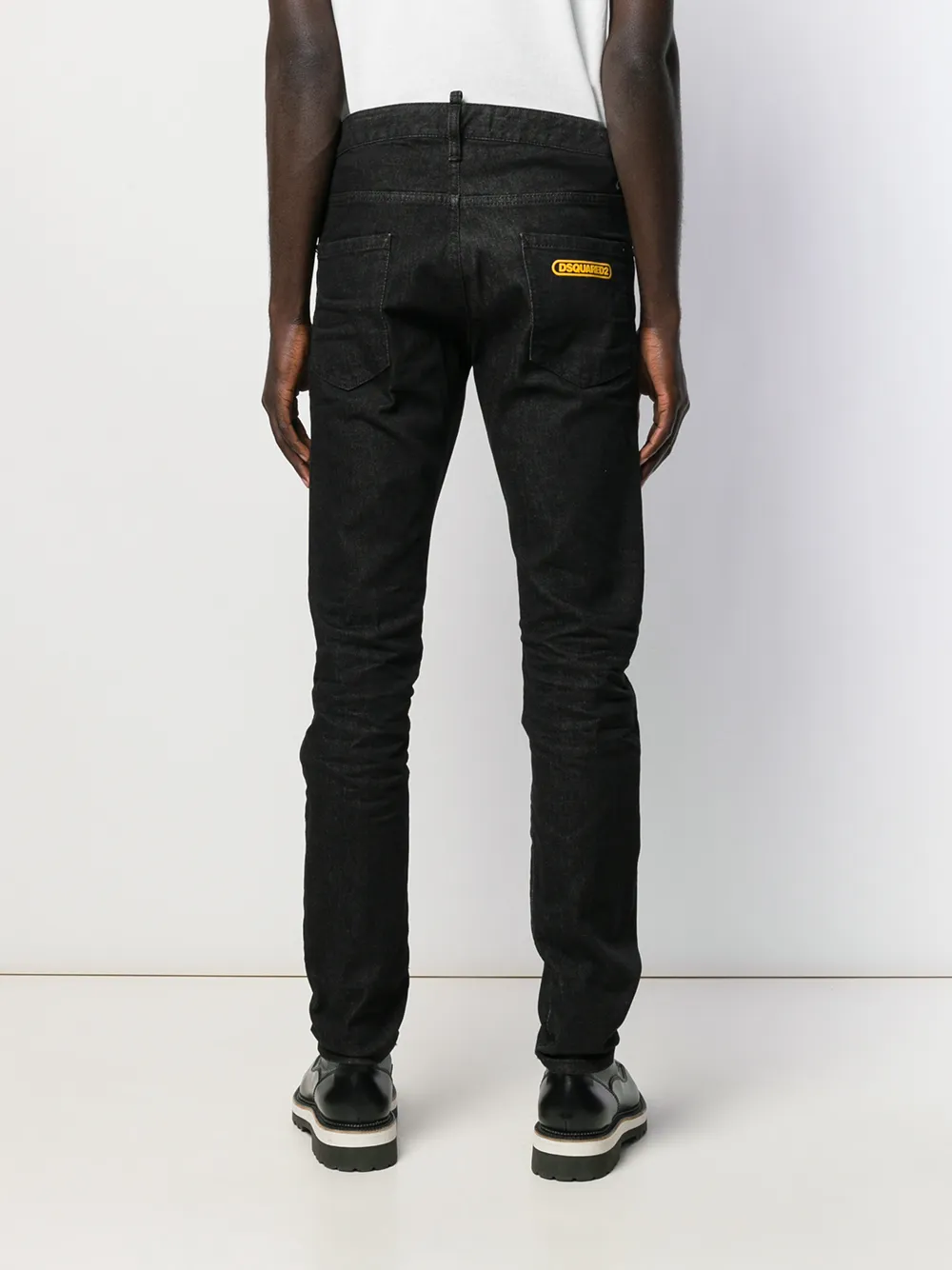DSQUARED2 Mid-rise jeans Zwart