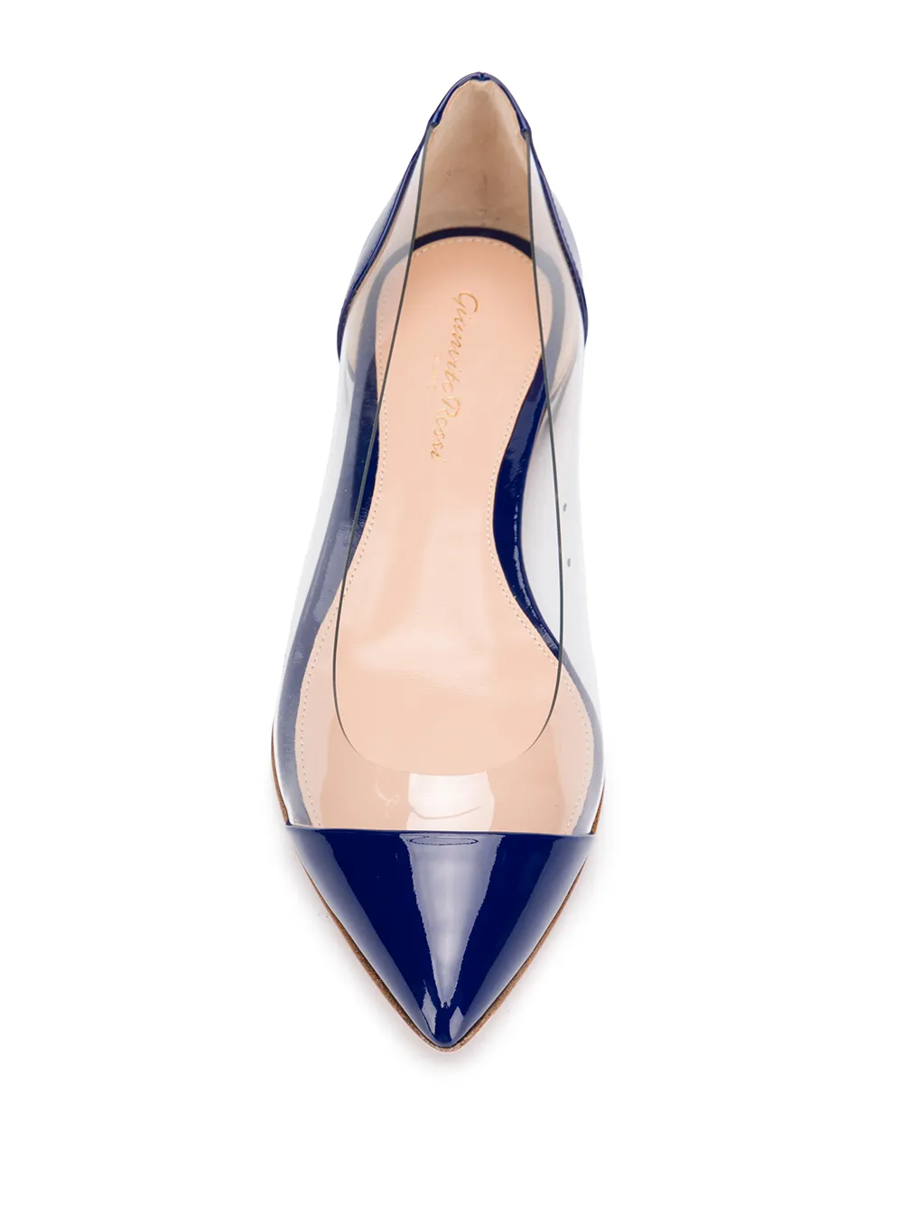 Gianvito Rossi Azure Trasp ballerina's Zwart