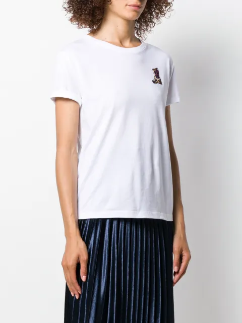 SANDRO EMBROIDERED T