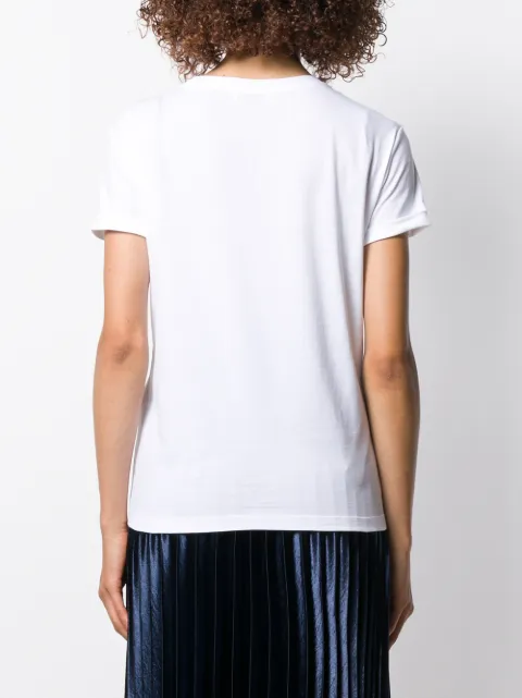 SANDRO EMBROIDERED T