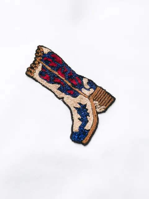 SANDRO EMBROIDERED T
