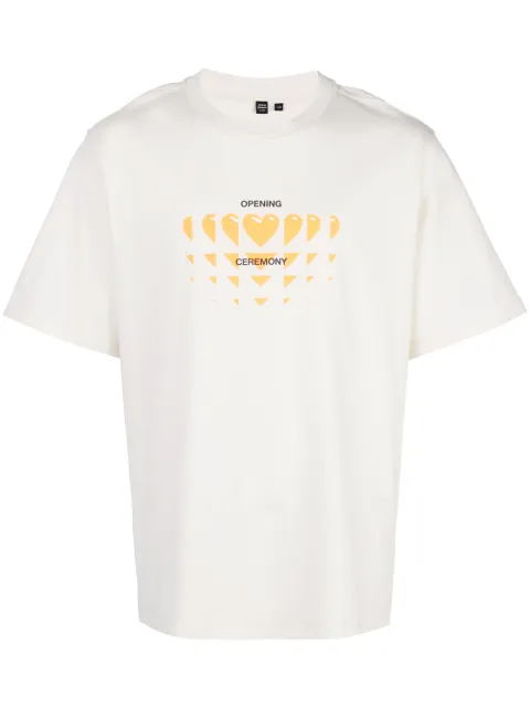 Opening Ceremony heart print T-shirt