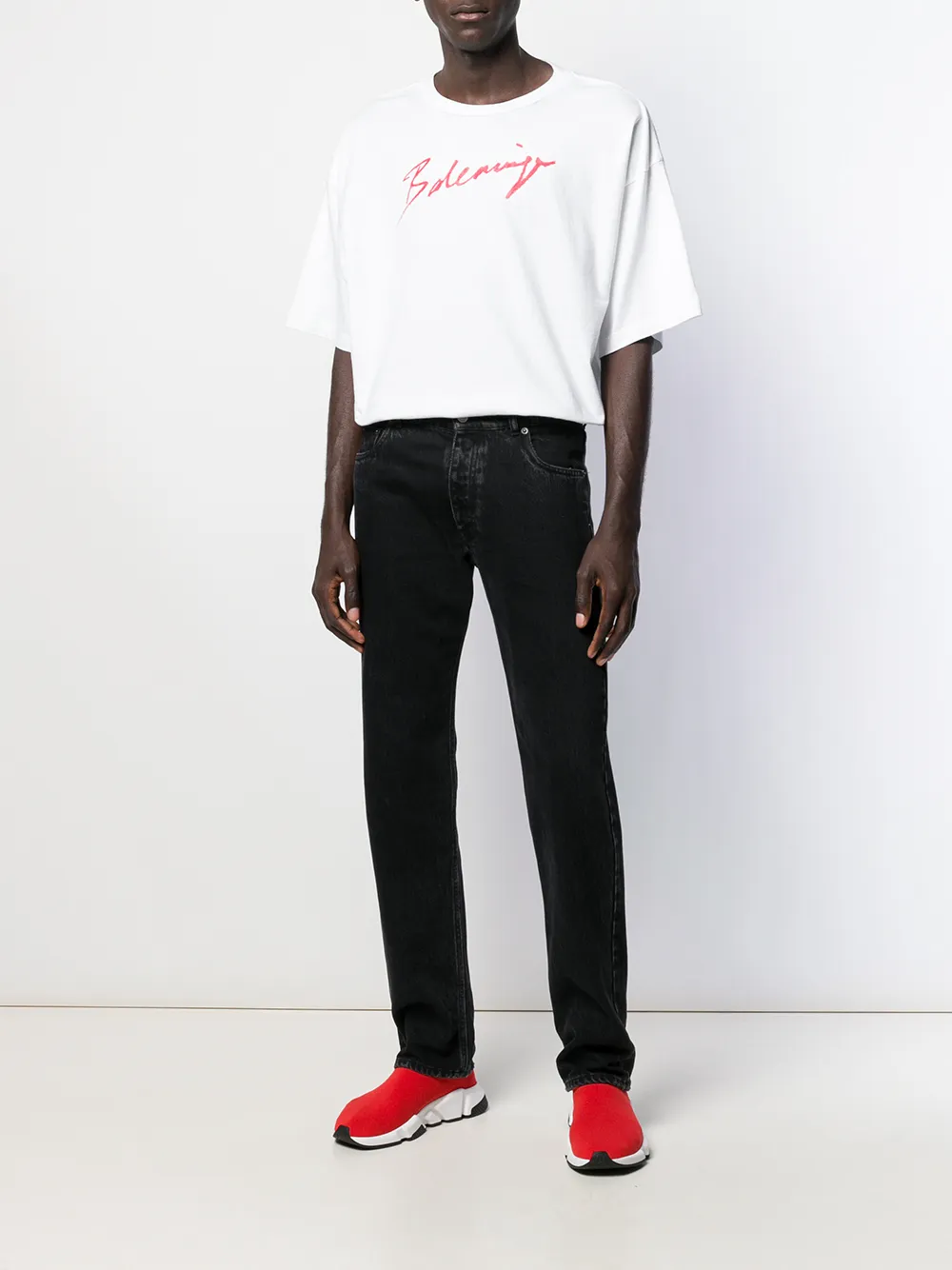 balenciaga signature t shirt