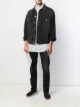 الصورة 2 من Balenciaga قميص مخطط بأكمام قصيرة