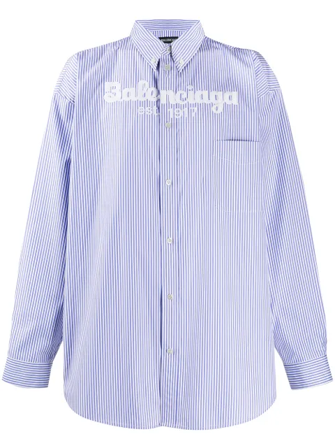 Balenciaga Camisa com bordado EST. 1917