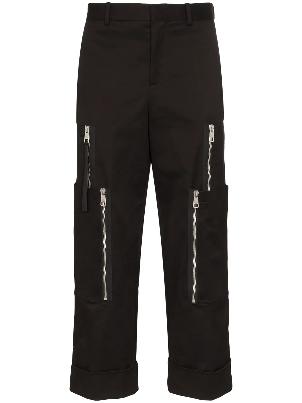 Neil Barrett Pants micro-weave straight leg trousers