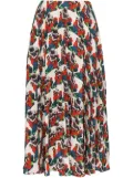 Valentino Garavani x Undercover Lovers print pleated skirt - AM0 MULTICOLOURED