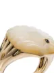 Yvonne Léon 9kt gold pearl shell diamond ring