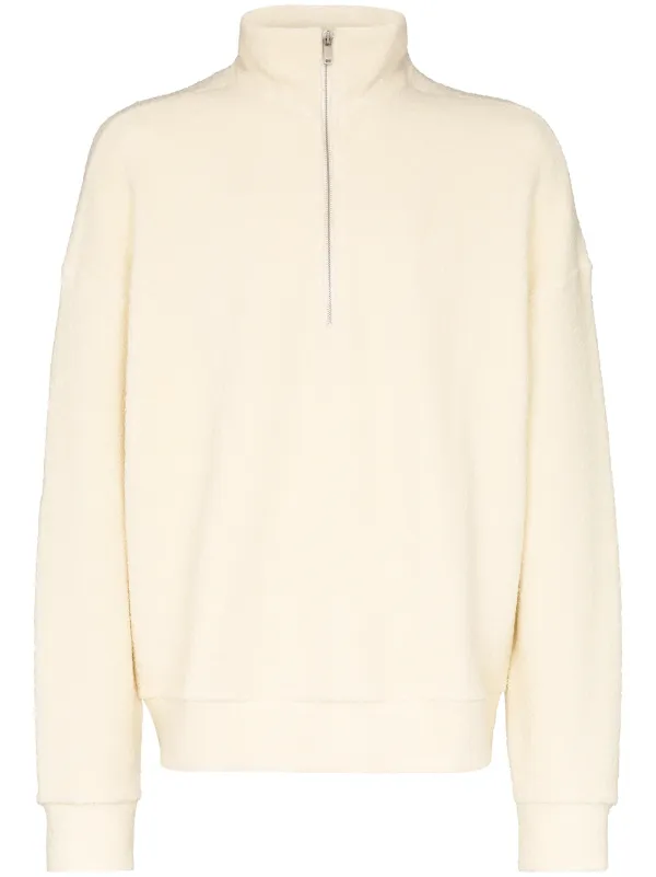 oversized half zip sweater