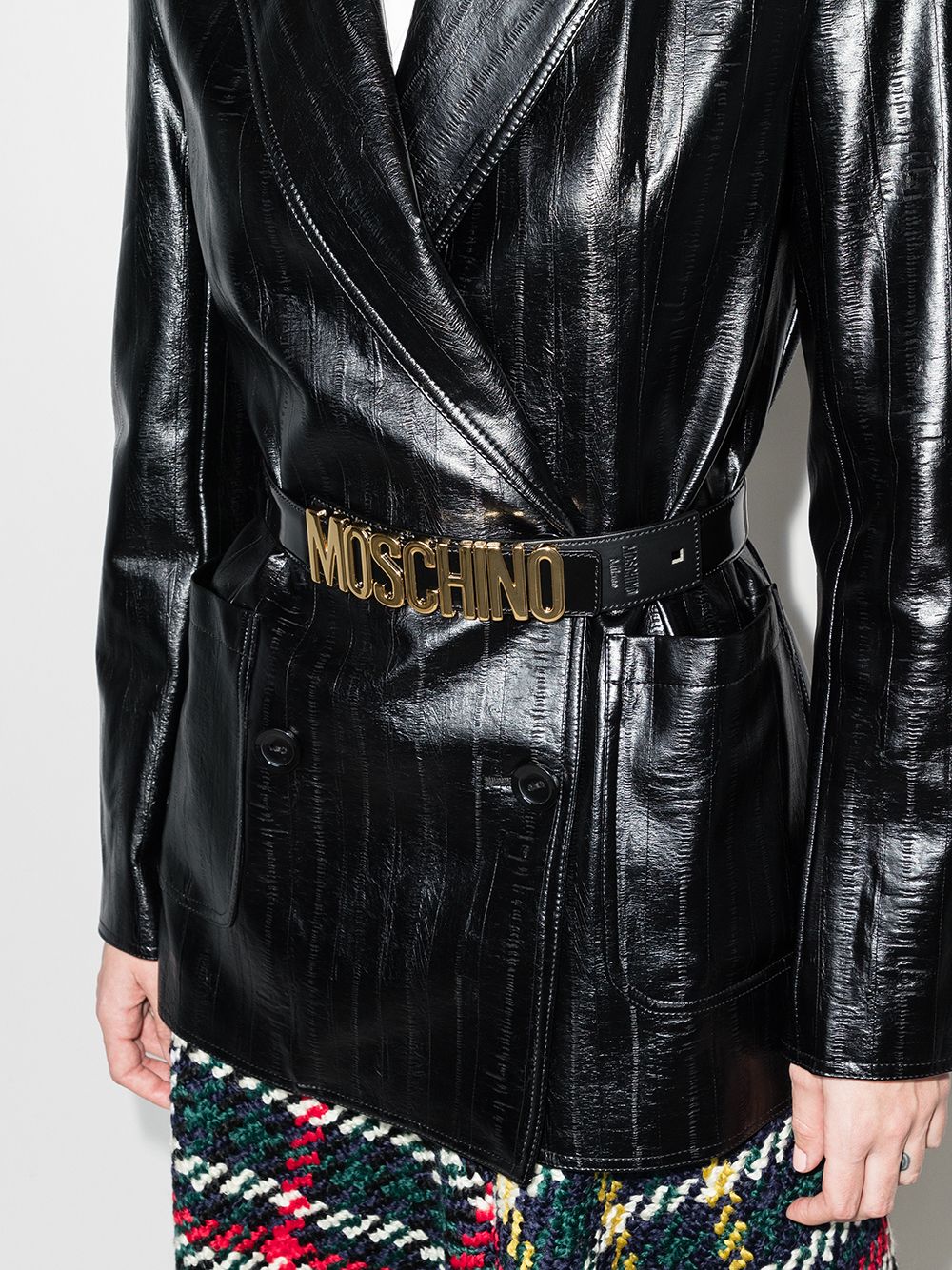 фото Moschino ремень с логотипом