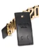 Moschino logo-plaque buckled belt