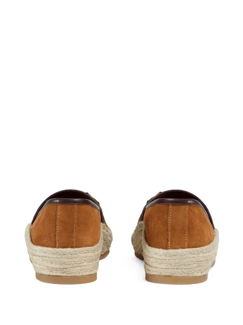 GUCCI MEN'S SUEDE HORSEBIT ESPADRILLE
