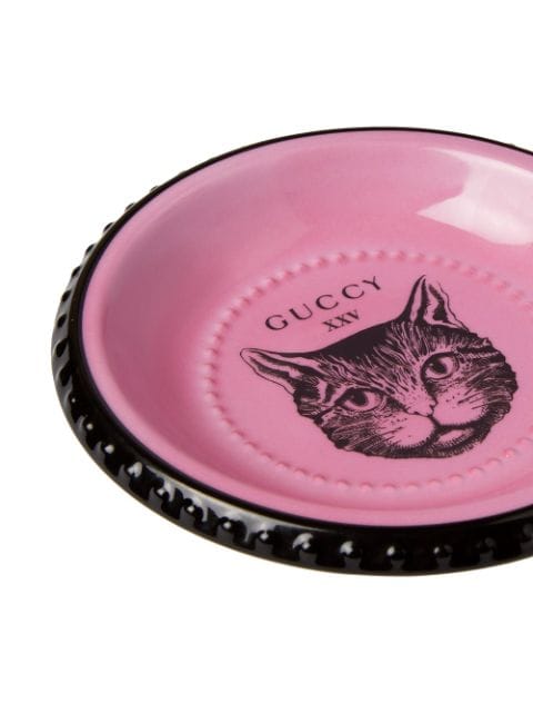 gucci cat plate