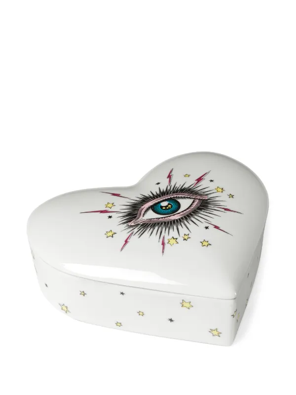 Gucci Star Eye Print Porcelain Box | White | FARFETCH
