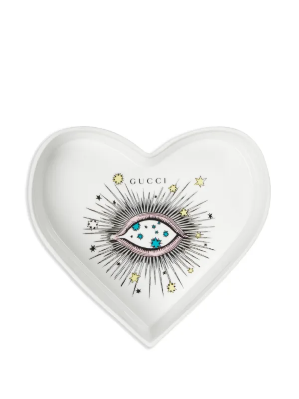 Gucci Star Eye Print Porcelain Box | White | FARFETCH