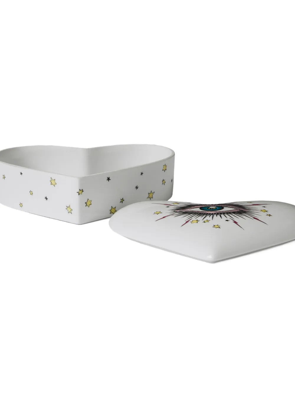 Star Eye printed porcelain box